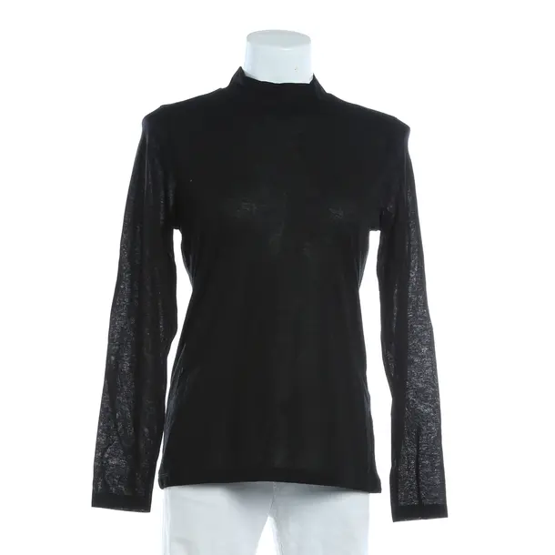 Long Sleeve Shirt, in Black, Viskose, Windsor