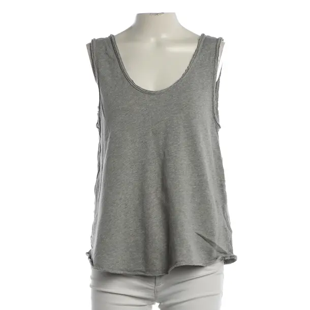 Top, in Grau, Baumwolle, American Vintage