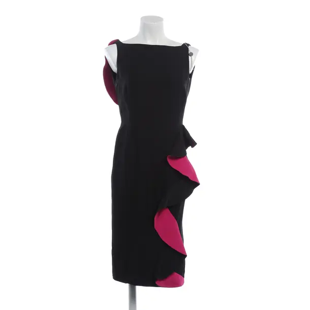 Cocktailkleid, in Schwarz, Viskose, Alexander McQueen