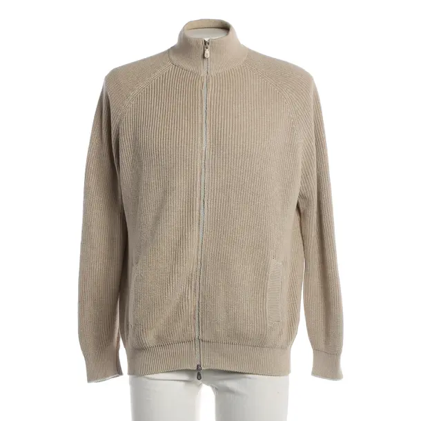 Cardigan, in Nude, Baumwolle, Brunello Cucinelli