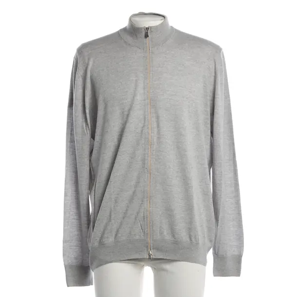 Strickjacke, in Grau, Wolle, Gran Sasso