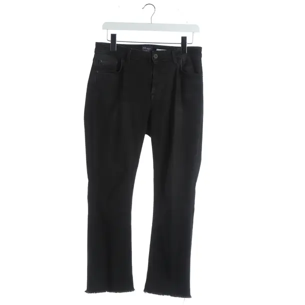 Straight Fit Jeans, in Dark Gray, Cotton, Raffaello Rossi