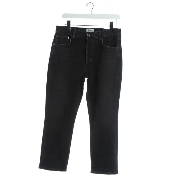 Jeans Straight Fit, in Dunkelgrau, Denim, Agolde