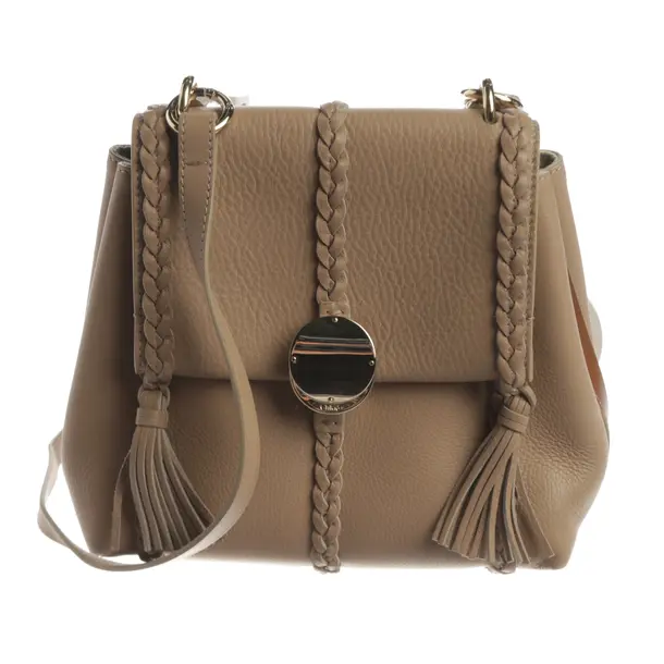 Schultertasche, in Braun, Leder, Chloé