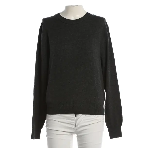 Cashmere Jumper, in Dark Gray, Kaschmir, Lisa Yang