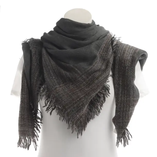 Shawl, in Gray, Wolle, Faliero Sarti