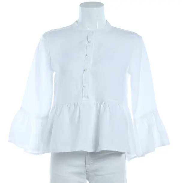 Camicetta, in Bianco, Lino, Signora & Abbracci