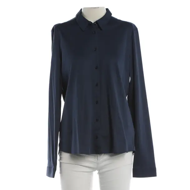 Bluse, in Blau, Baumwolle, Van Laack