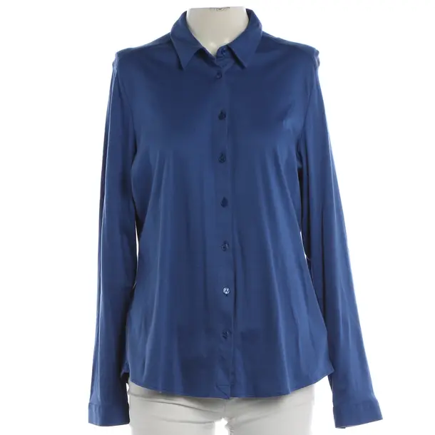 Blouse, in Blue, Cotton, Van Laack