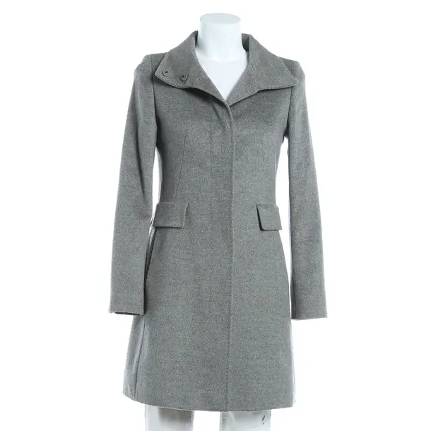 Mid-Season Coat, in Gray, Wolle, Max Mara