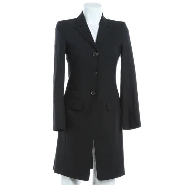 Cappotto mezza stagione, in Nero, Lana, Windsor