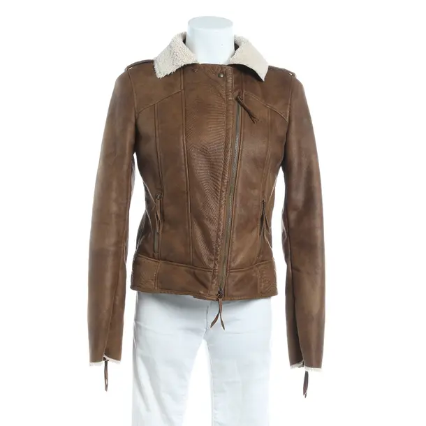 Mid-Season Jacket, in Brown, Kunstleder, Hugo Boss Orange