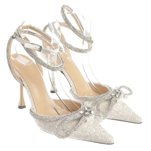 Slingbacks, in White, Mach & Mach