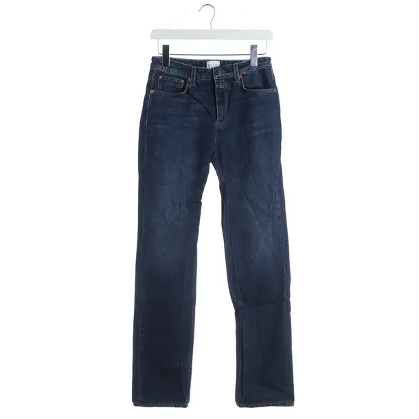 Jeans straight fit, in Blu, Cotone, Chiuso