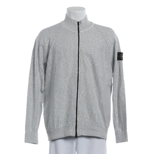 Strickjacke, in Grau, Baumwolle, Stone Island
