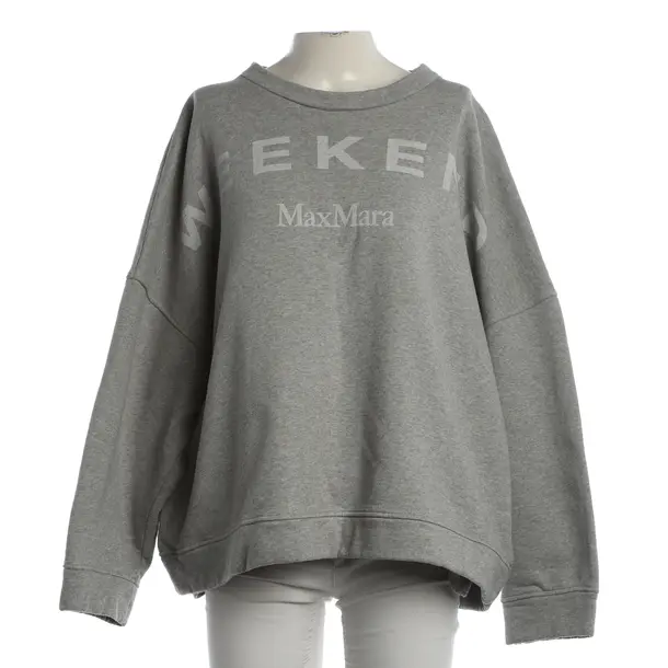 Sweatshirt, in Gray, Cotton, Max Mara