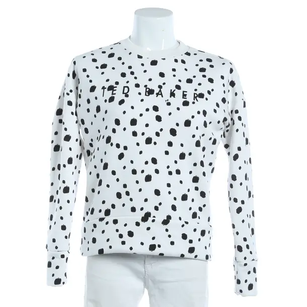 Sweatshirt, in White, Cotton, Ted Baker