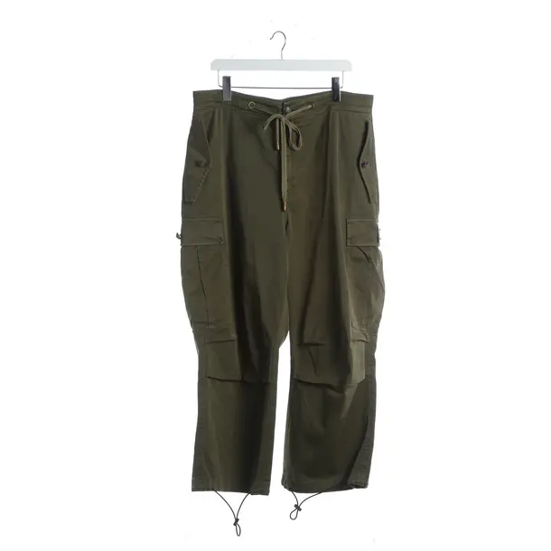 Pants, in Dark Green, Cotton, Dolce & Gabbana