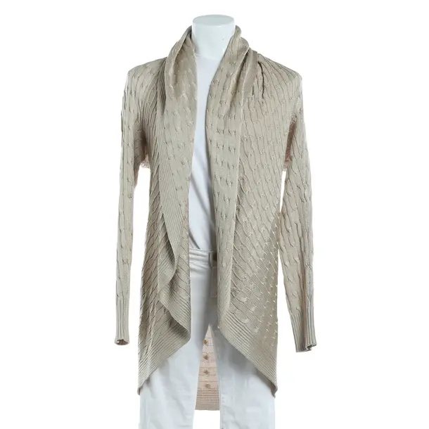 Cardigan, in Brown, Seide, Ralph Lauren Black Label