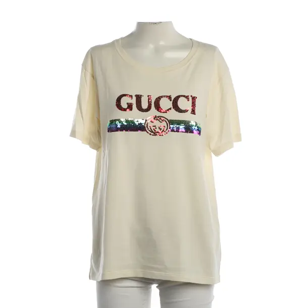 Shirt, in Pastel Yellow, Cotton, Gucci