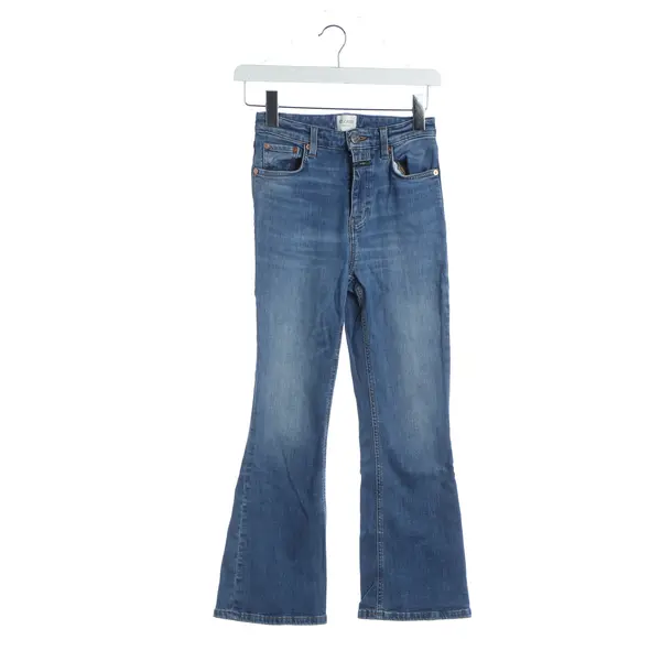 Jeans svasati, in Blu, Cotone, Chiuso