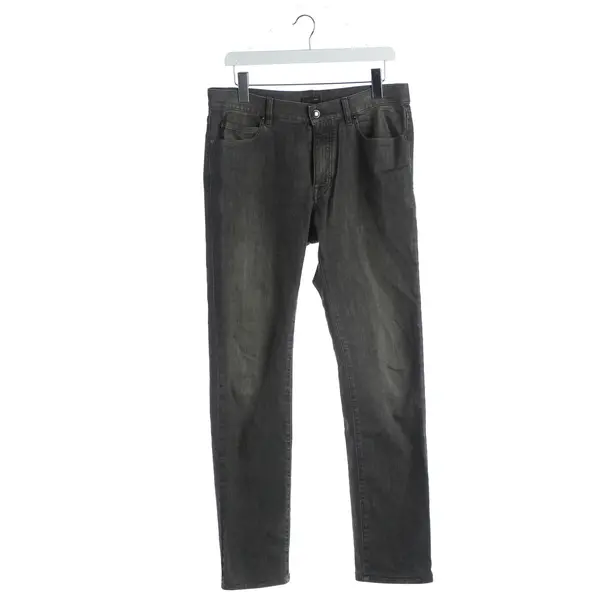 Jeans straight fit, in Grigio, Cotone, Zegna