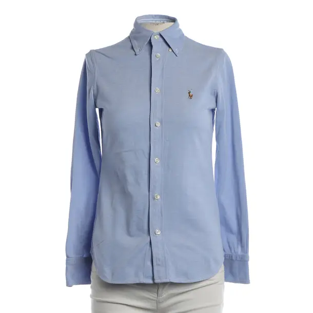 Blouse, in Light Blue, Cotton, Polo Ralph Lauren