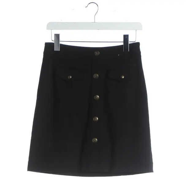Skirt, in Black, Viscose, Ralph Lauren Black Label