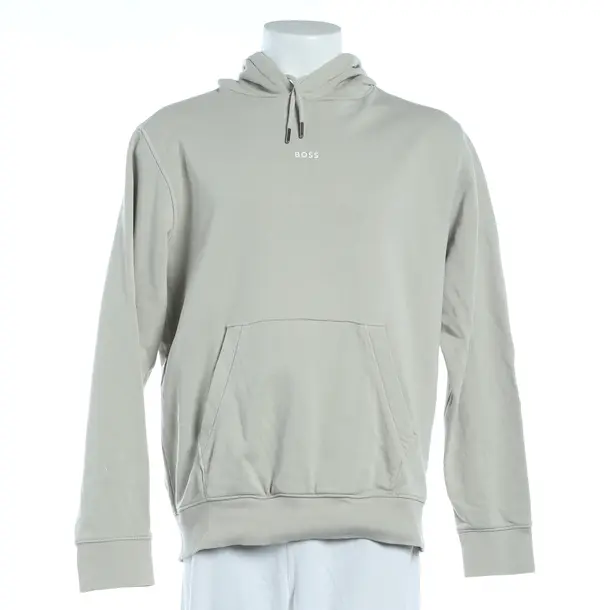 Hoodie, in Olive Green, Cotton, Hugo Boss Orange