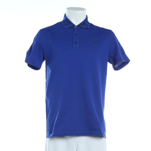 Polo Shirt, in Blue, Cotton, Versace