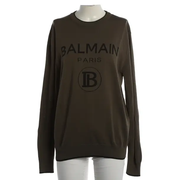 Maglione, in Verde scuro, Viscosa, Balmain