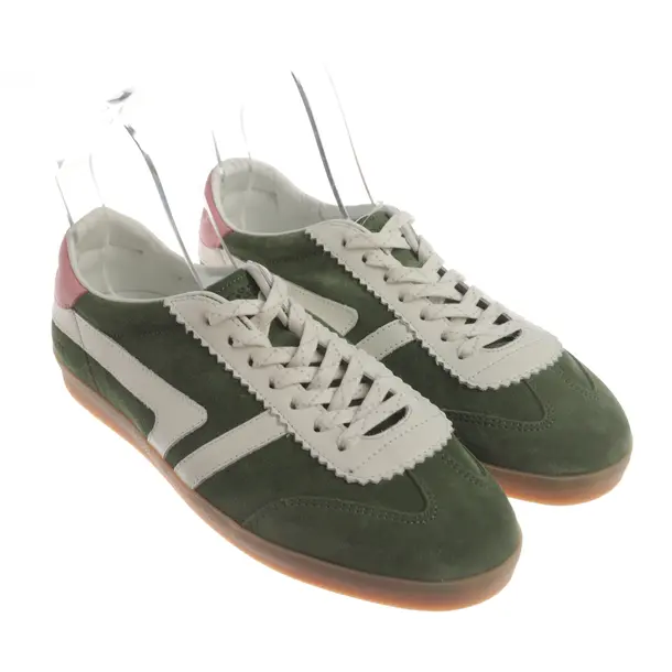 Sneakers, in Green, Closed