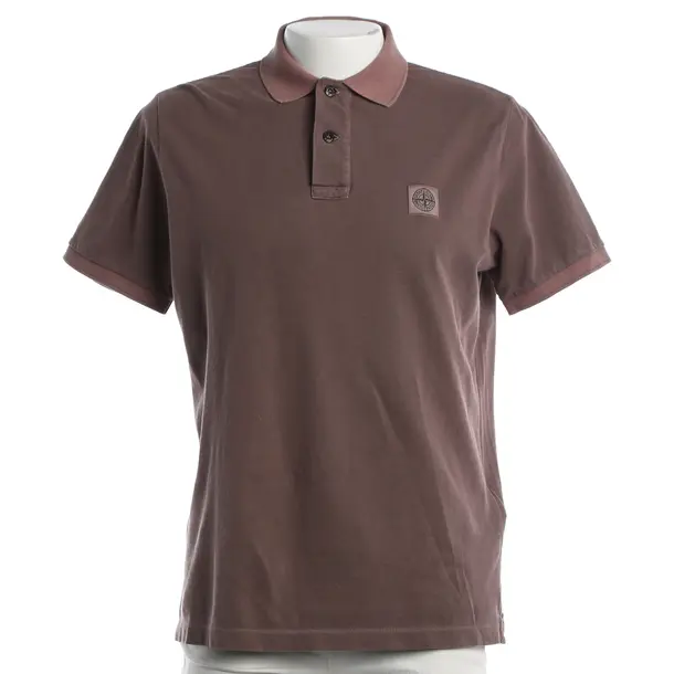 Poloshirt, in Braun, Baumwolle, Stone Island