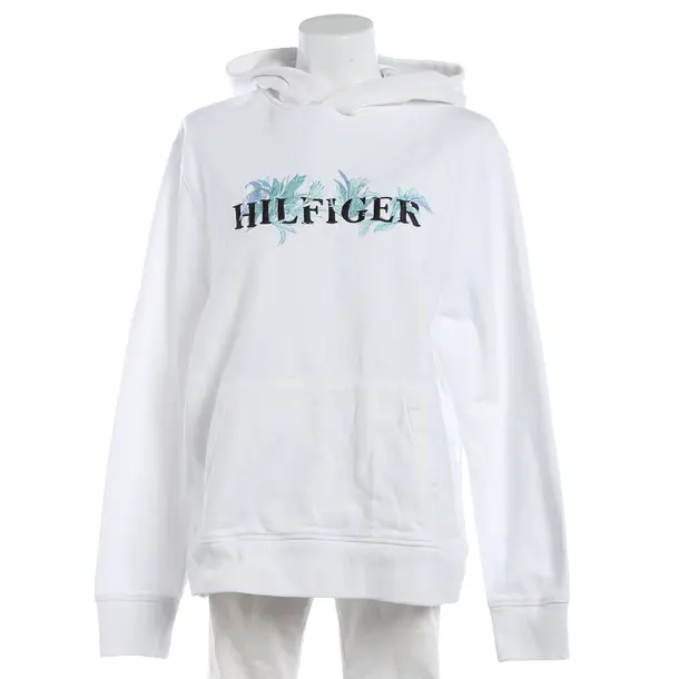 Hoodie, in White, Cotton, Tommy Hilfiger