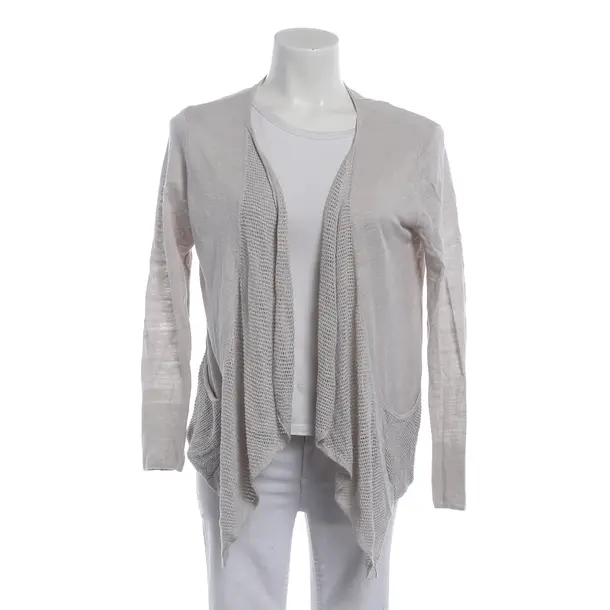 Cardigan, in Gray, Linen, Hugo Boss Orange