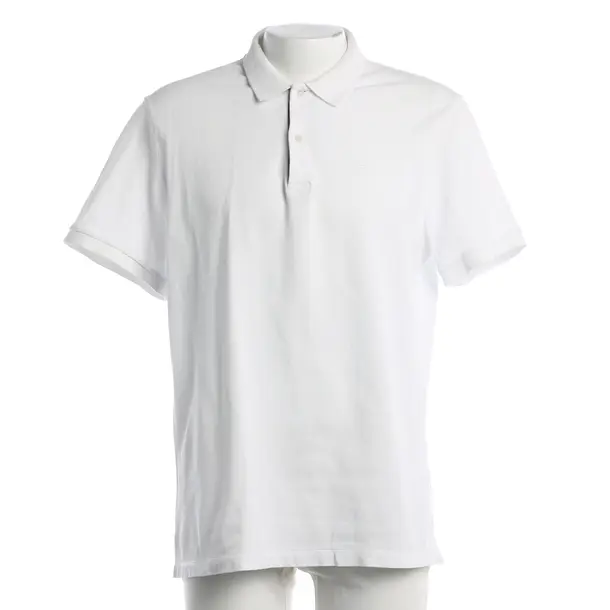 Poloshirt, in Weiß, Baumwolle, Burberry