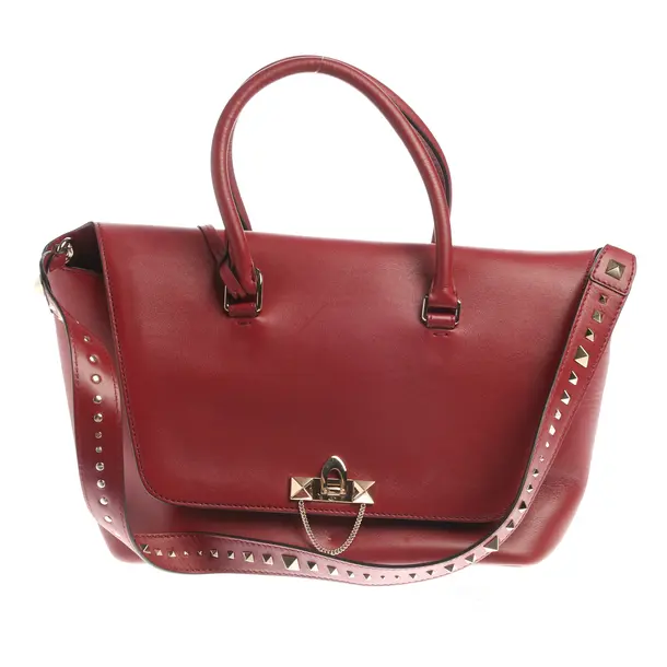 Handtasche in Rot, Leder, Valentino