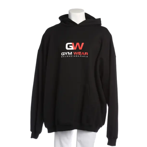Hoodie in Black, Cotton, Balenciaga