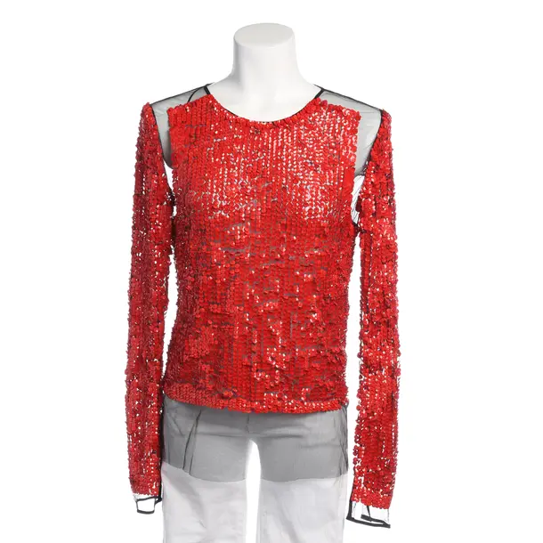 Bluse in Rot, Polyamid, Emilio Pucci