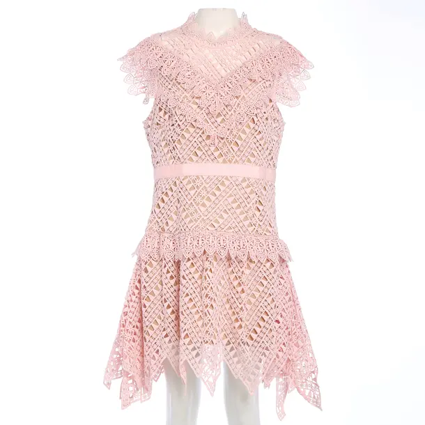 Cocktail Dress in Pink, Polyester, self-portrait