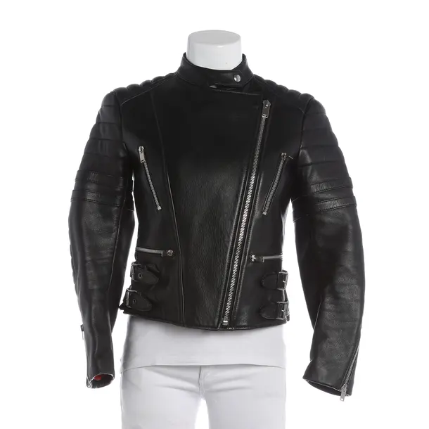 Lederjacke, in Schwarz, Leder, Céline