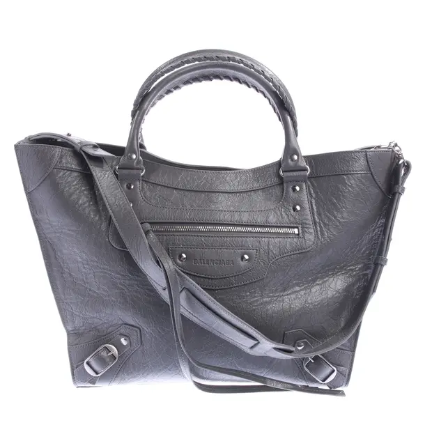 Handtasche in Grau, Leder, Balenciaga