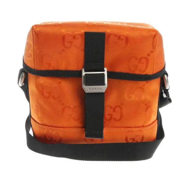 Umhängetasche in Orange, Baumwolle, Gucci