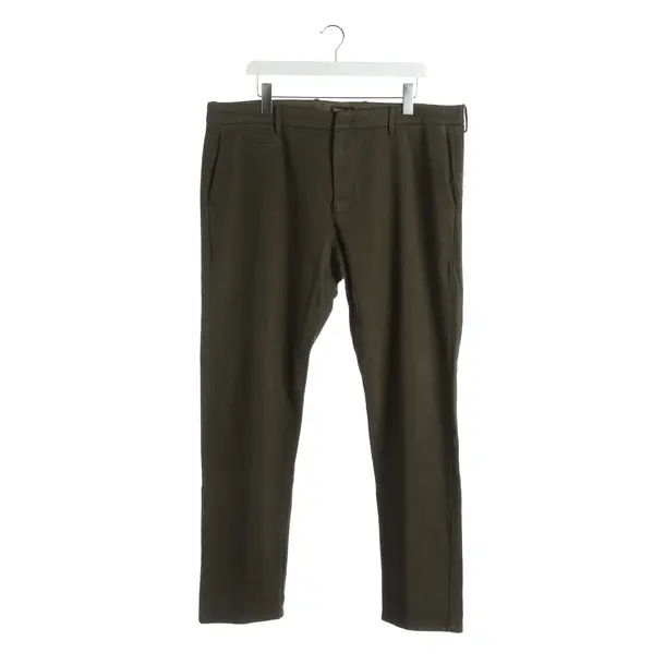 Pants, in Olive Green, Cotton, Dondup