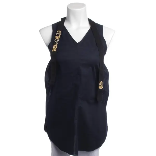 Top in Blau, Baumwolle, Dorothee Schumacher