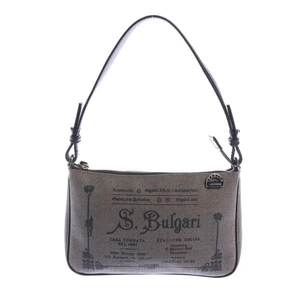 Shoulder Bag in Brown, Cotton, Bulgari