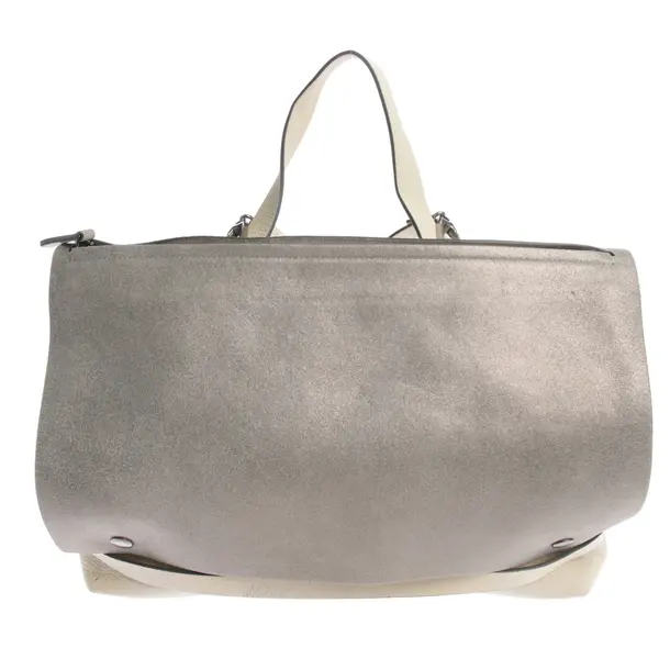Handtasche in Grau, Leder, Brunello Cucinelli