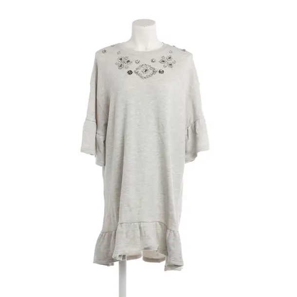 Dress, in Gray, Cotton, Alexander McQueen