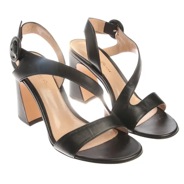 Sandaletten in Schwarz, , Gianvito Rossi