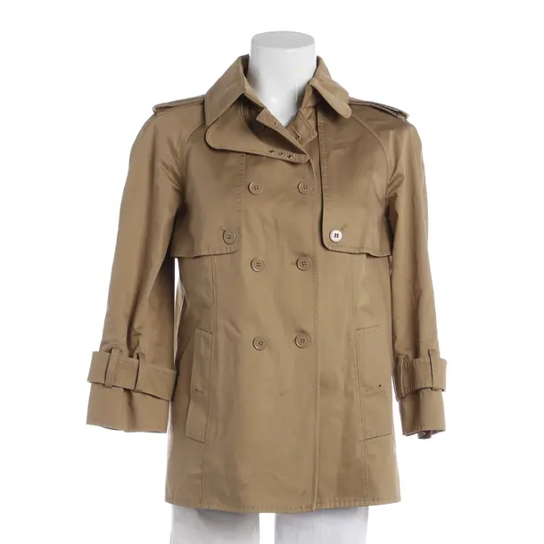 Mid-Season Coat, in Brown, Cotton, Dolce & Gabbana
